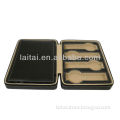 2013 hot sale Black Split Leather Rectangular Leather Watch Box